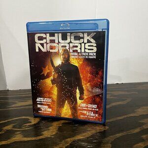 Chuck Norris Total Attack Pack (Blu-ray, 4-Disc Set) Delta Force, Lone Wolf OOP